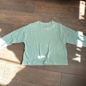 think happy long sleeve tee!